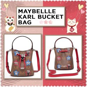 Karl Lagerfeld Paris “Maybelle” Collection Bucket Bag